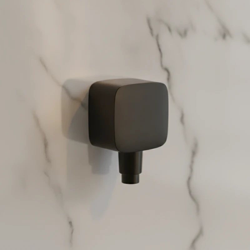 Hansgrohe FixFit zidni priključak za tuš crevo sa nepovratnim ventilom – mat crna (26457670)