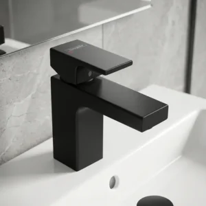 Hansgrohe Vernis Shape Black 100 slavina za lavabo