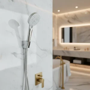 Hansgrohe Crometta 100 tuš ručica sa držačem i crevom – bela/hrom (26692400)