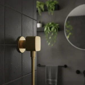 Hansgrohe FixFit zidni priključak za tuš crevo sa nepovratnim ventilom – brušena bronza (26457140)
