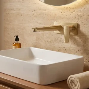 Hansgrohe Talis E Brushed bronze slavina za lavabo ugradna
