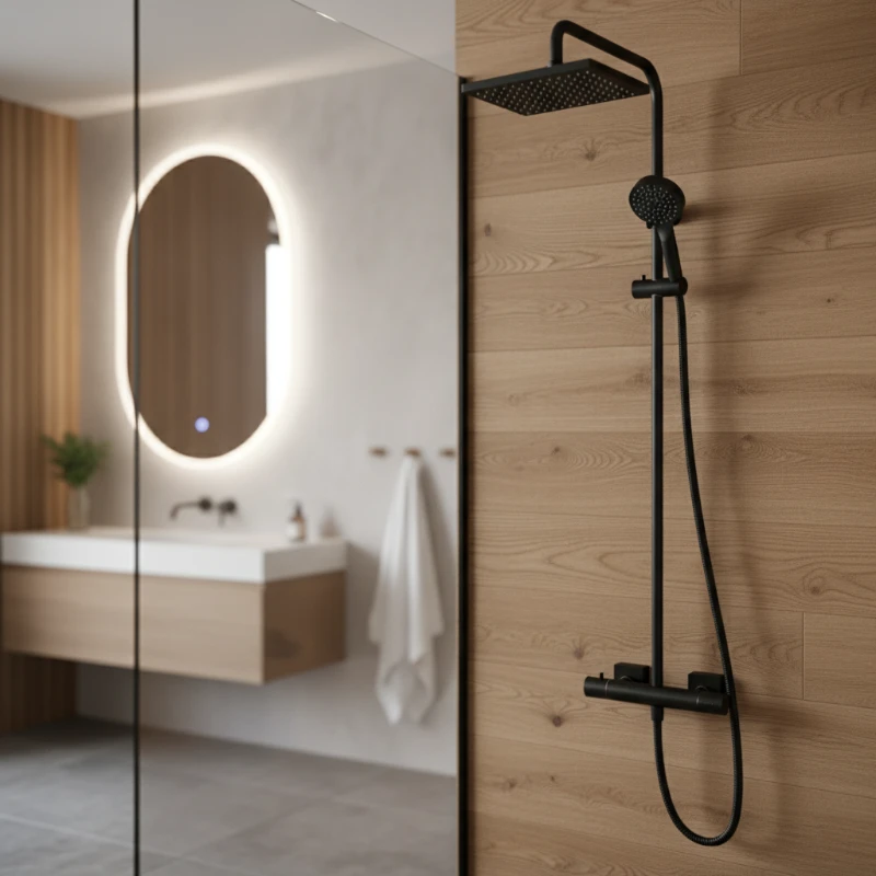 Hansgrohe Vernis Shape slavina za kadu termostatska sa usponskim tušem (26097670)