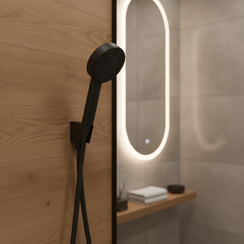Hansgrohe Pulsify S 105 tuš ručica sa držačem i crevom – mat crna (24301670)