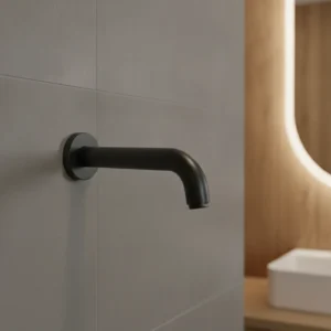 Hansgrohe Vernis Blend zidni izliv za kadu 204 mm – mat crna (71420670)
