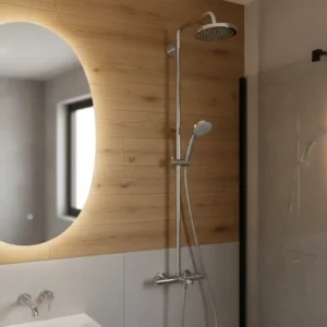 Hansgrohe Croma 220 slavina za kadu termostatska sa usponskim tušem (27223000)