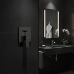 Hansgrohe Metropol maska za ugradnu slavinu za kadu sa prebacivačem – brušeni crni hrom (32545340)