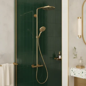 Hansgrohe Raindance Select S slavina za kadu sa termostatom i usponskim tušem 240 mm – brušena bronza (27633140)