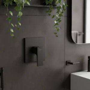 Hansgrohe Metropol maska za ugradnu slavinu za kadu bez prebacivača – brušeni crni hrom (32565340)