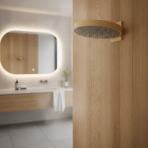 Hansgrohe Rainfinity nadglavna tuš ruža 360 3jet sa izlivom – brušena bronza (26234140)