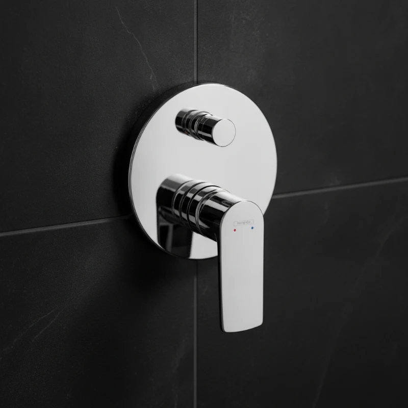 Hansgrohe Metris maska za ugradnu slavinu za kadu sa prebacivačem (31493000)