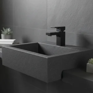 Hansgrohe Vernis Shape Black 70 slavina za lavabo