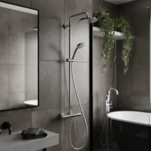 Hansgrohe Croma slavina za kadu termostatska sa usponskim tušem (27185000)