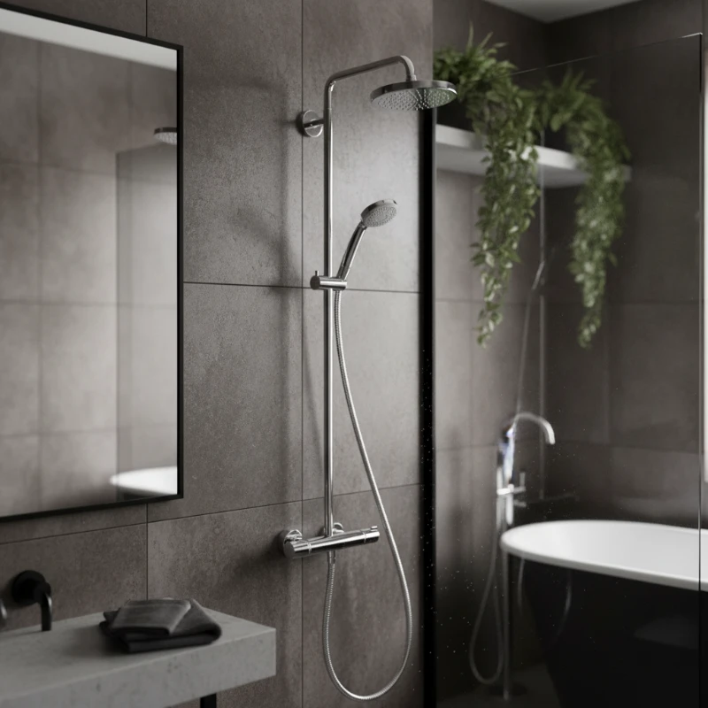 Hansgrohe Croma slavina za kadu termostatska sa usponskim tušem (27185000)