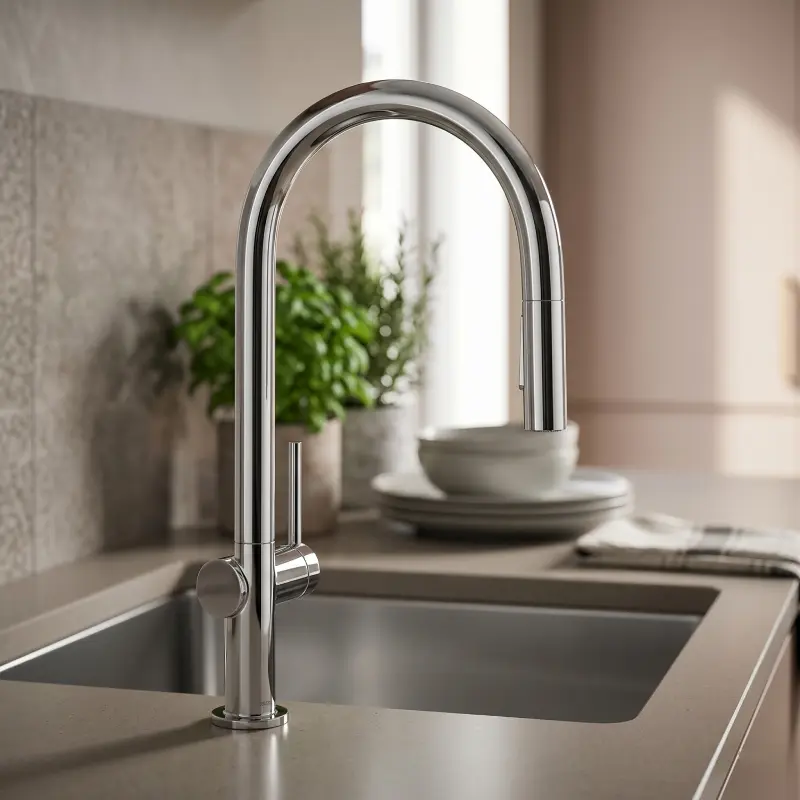 Hansgrohe Talis M54 210 slavina za sudoperu sBox izvlačni tuš chrome