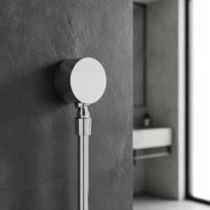 Hansgrohe FixFit S zidni priključak za tuš crevo sa nepovratnim ventilom i zglobom (27506000)