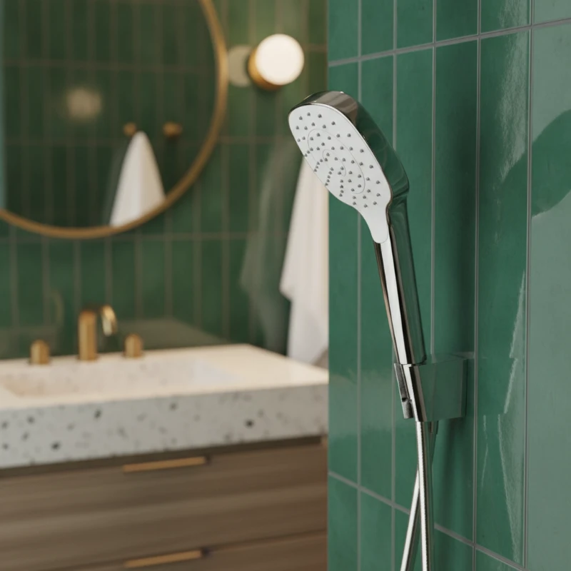 Hansgrohe Croma Select E 110 tuš ručica sa držačem i crevom – bela/hrom (26412400)