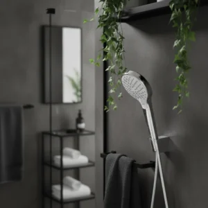 Hansgrohe Croma Select S tuš ručica sa držačem i crevom – bela/hrom (26411400)