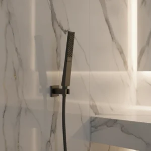 Hansgrohe Rainfinity Baton 100 1jet tuš ručica – brušeni crni hrom (26866340)