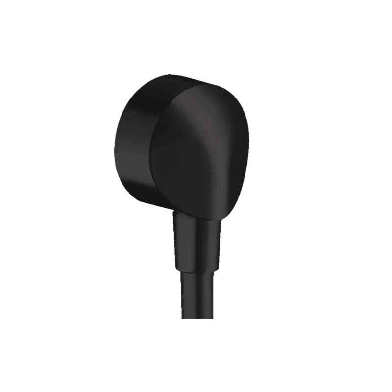 Hansgrohe FixFit E 27454670 zidni priključak za tuš crevo bez nepovratnog ventila mat crni