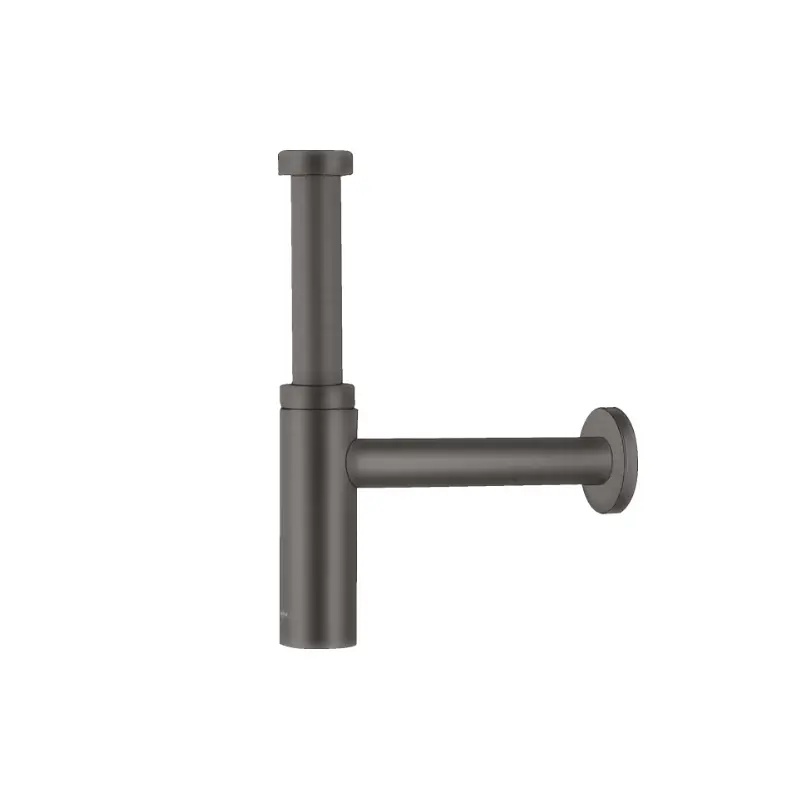 Hansgrohe Flowstar S 52105340 dekorativni sifon za lavabo u brušenom crnom hromu