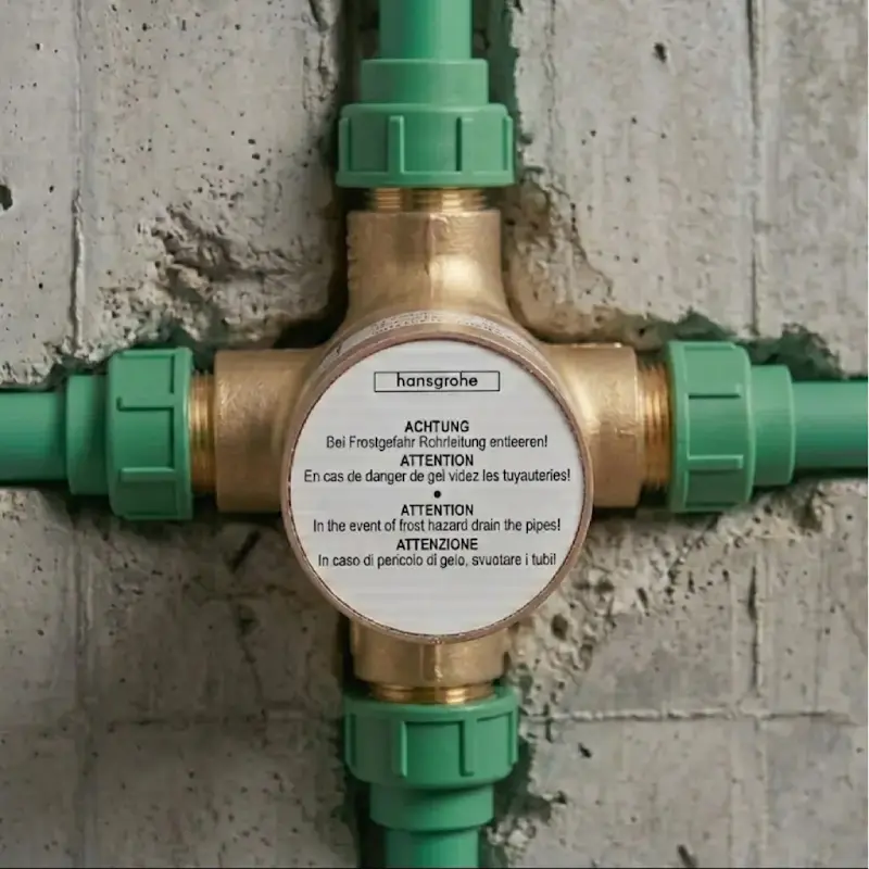 Hansgrohe Quattro 15930180 osnovni ugradni element za četvorosmerni prebacivački ventil za kadu