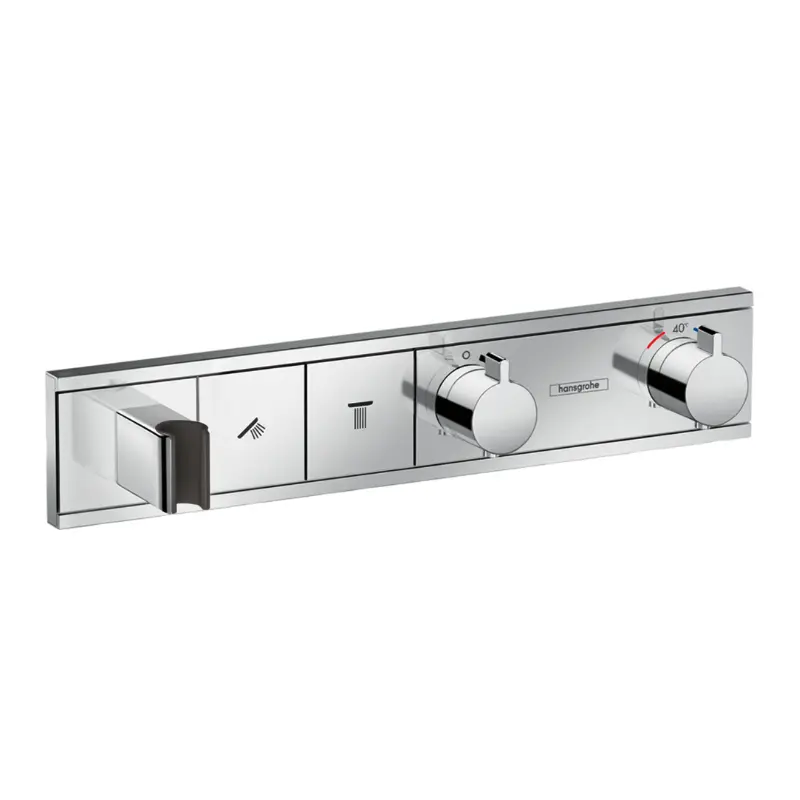 Hansgrohe RainSelect 15355000 maska za ugradnu slavinu za kadu sa termostatom i integrisanim držačem tuš ručice