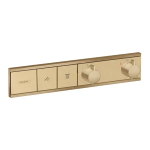 Hansgrohe RainSelect 15380140 maska za ugradnu slavinu za kadu sa termostatom za dve funkcije u završnoj obradi brušene bronze