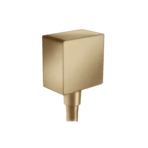 Hansgrohe FixFit 26455140 zidni priključak Hansgrohe FixFit 26455140 kvadratni zidni priključak za tuš crevo brušena bronza
