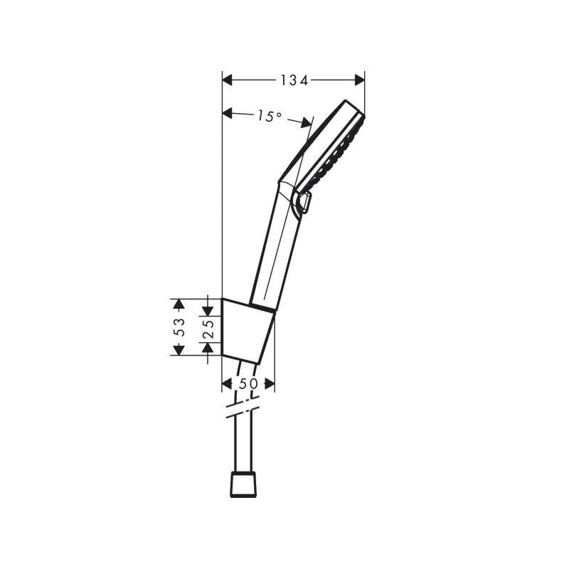 Hansgrohe Crometta 26692400 tuš ručica sa držačem i crevom 160 cm bela hrom