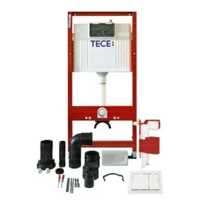 TECE Base set TECE SET8 sa ugradnim vodokotlićem, KOLO Idol konzolnom WC šoljom, Slim Soft Close daskom i hrom TECEnow tipkom