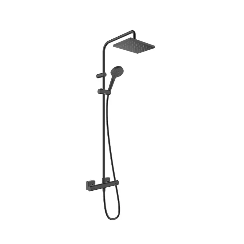 Hansgrohe Vernis Shape 26097670 tuš sistem crni