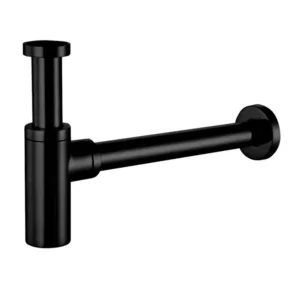 Rubicer RC53412.BLK crni cilindrični sifon za lavabo od mesinga