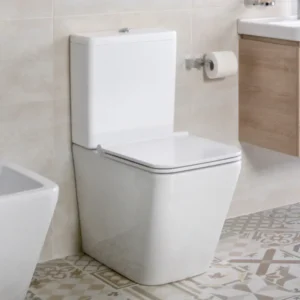 RUBICER Elegant monoblok WC šolja RS003ELG bela sa slim soft-close daskom
