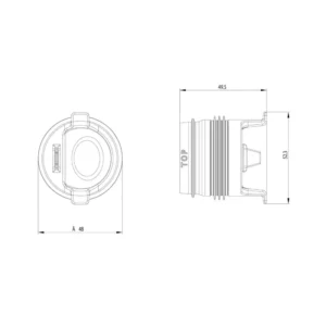 ACO EasyStop DN50 suvi sifon 90107924