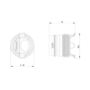 ACO EasyStop DN40 suvi sifon 90107923 ACO EasyStop DN40 suvi sifon za ShowerDrain E+ i C 90107923