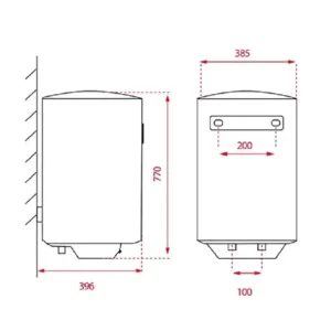 TEKA EWH 50 C 111720002 tehnički crtež