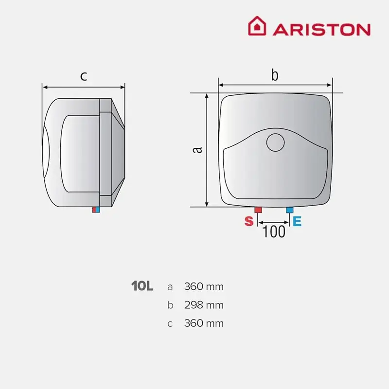ARISTON ANDRIS 3100329 tehnički crtež