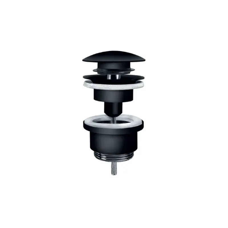 Rosan Dark JD245 automatski gornji deo za sifon 5/4″ klik-klak u mat crnoj boji
