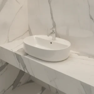 Roca The Gap Round nadgradni lavabo 55 × 40 cm (A3270Y0000)