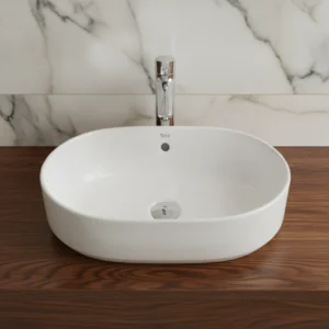Roca The Gap Round nadgradni lavabo 55 × 39 cm (A3270Y1000)