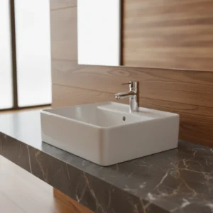 Roca The Gap Square nadgradni lavabo 42 × 39 cm (A3270MM000)