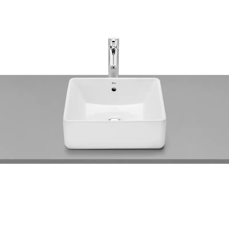 Roca The Gap Square A3270ML000 nadgradni lavabo 39 × 37 cm bez otvora za slavinu