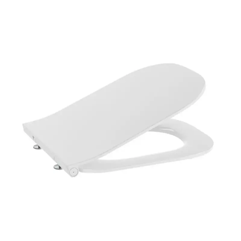 ROCA The Gap WC daska slim soft close easy clean bela A801472003, dimenzije 35 × 45,35 cm