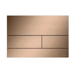 TECE Square II tipka brušeno crveno zlato 9240848, dimenzija 22 × 15 × 0,3 cm, za TECE vodokotliće i moderna kupatila