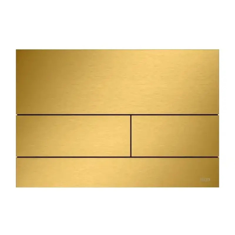 TECE Square II tipka brušeno zlato 9240847, dimenzija 22 × 15 × 0,3 cm, za TECE vodokotliće i moderna kupatila