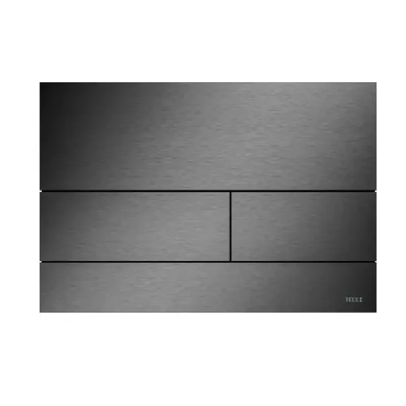 TECE Square II tipka brušeni crni hrom 9240846, dimenzija 22 × 15 × 0,3 cm, za TECE vodokotliće i moderna kupatila