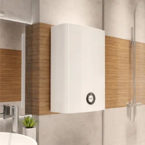 TESY BelliSlimo Lite GCR502712E32 kompaktni ravni električni bojler sa dva rezervoara, ECO SMART funkcijom i reverzibilnom montažom.