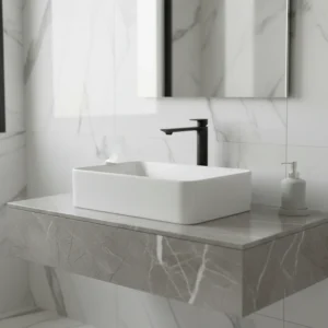 Teorema Slope slavina za lavabo visoka obsidian bronze