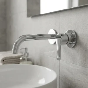 Teorema Goodlife 86318E11 maska za zidnu slavinu za lavabo sa izlivom 200 mm u hrom završnoj obradi