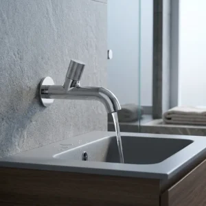 Rosan S4 zidna slavina za lavabo hladna voda sa fiksnom lulom